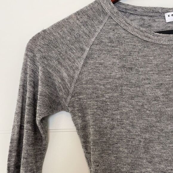 𝅺Aritzia Community Long Sleeve Gray Shirt Size XXS Made with Wool - Picture 2 of 7